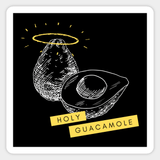 Holy Guacamole Fun Graphic Avocado Lover Gift Sticker